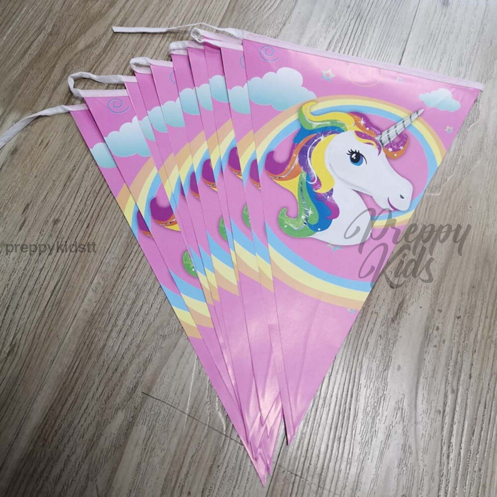 Unicorn Happy Birthday Banner Party Decorations