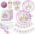 Unicorn Party Decorations (114 Pcs)