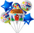 Welcome Home House 5PCS Foil Balloons for Kids Birthday Baby Shower Party Decorations - Preppy Kids (Grand Bazaar)