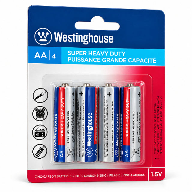 Double AA batteries