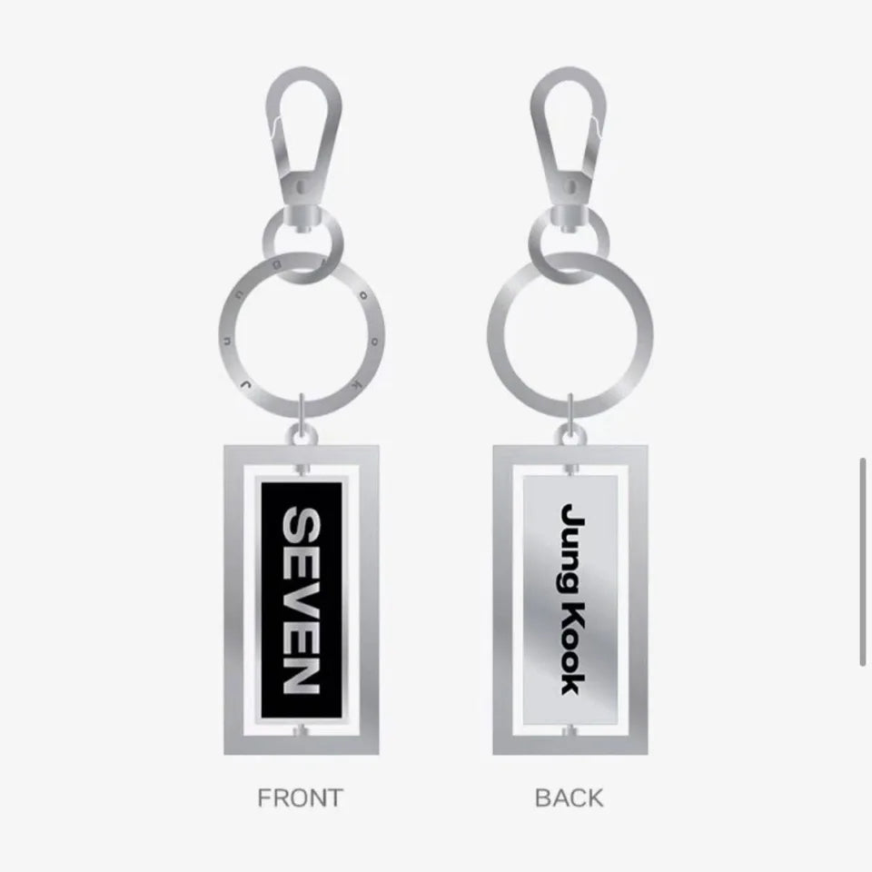 BTS Korean Wave New Letter Jung Kook Seven Keychain