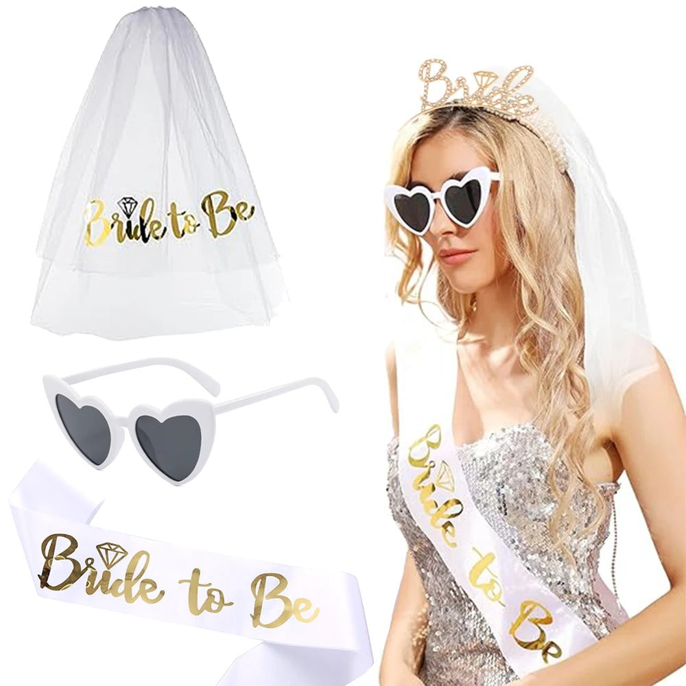 Bachelorette Bridè to Be Decoration Package Bridal Shower Wedding - Preppy Kids (Grand Bazaar)