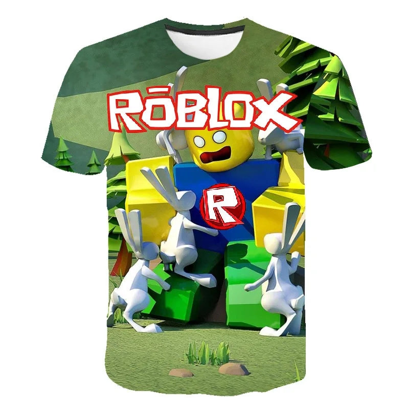 Roblox Green R  Tshirt