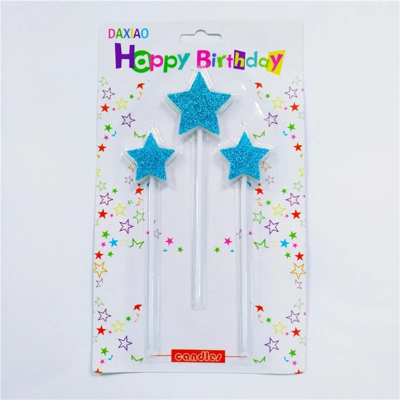 Cake Toppers  Star Blue - Preppy Kids (Grand Bazaar)