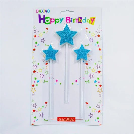 Cake Toppers  Star Blue