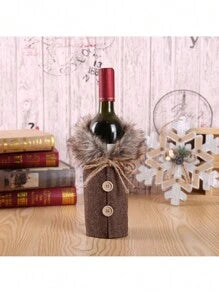 Sweater Coat Wine Bottle Holder