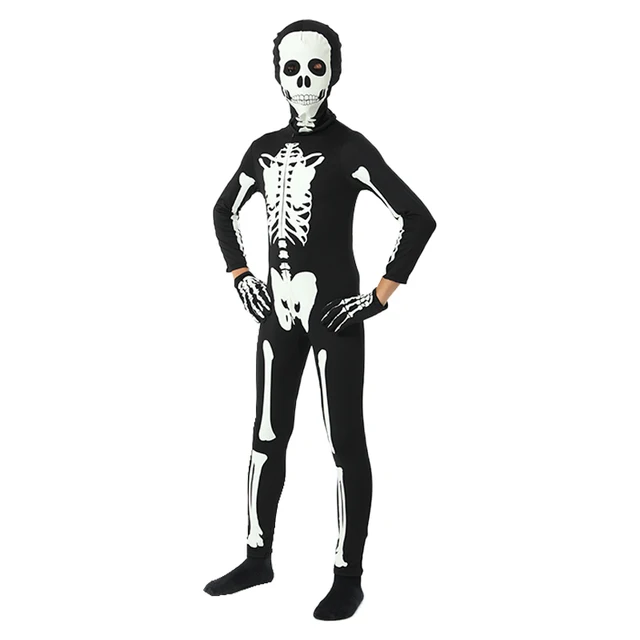 Skeleton Glow In The Dark Cosplay Skull