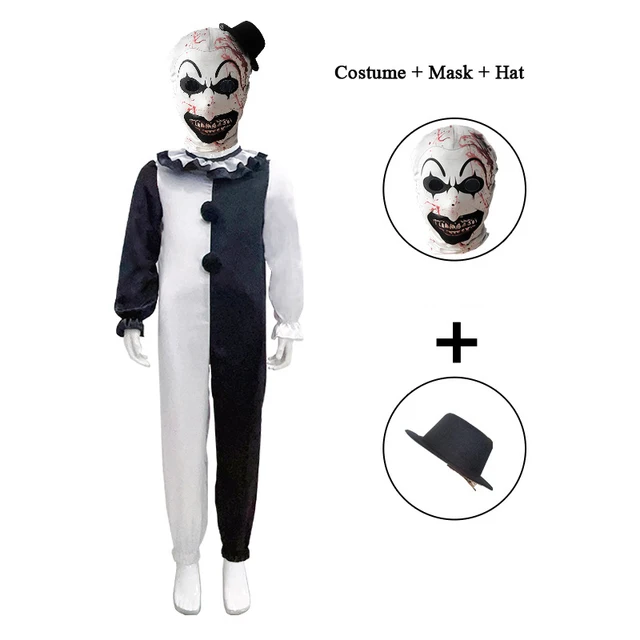 Joker kids Clown Costume 