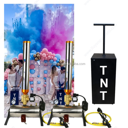 RENTAL TNT Electric Remote Control Colorful Confetti Cannon Machine