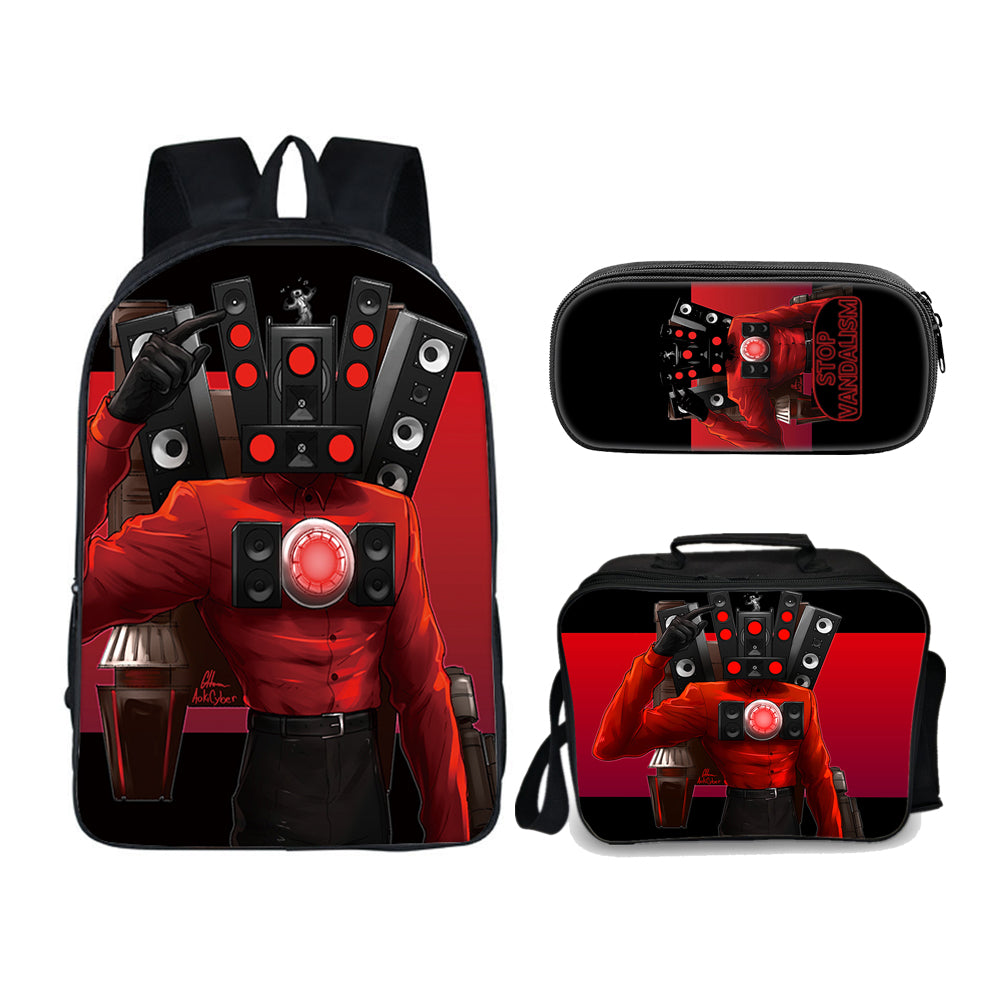 Speakerman Ultimate Edition Skibidi set (3PC) (2 compartment) No. 3 - Preppy Kids (Grand Bazaar)