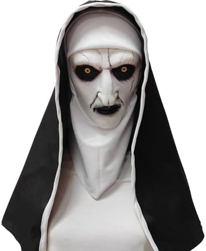 Halloween Scary Nun Cosplay Mask
