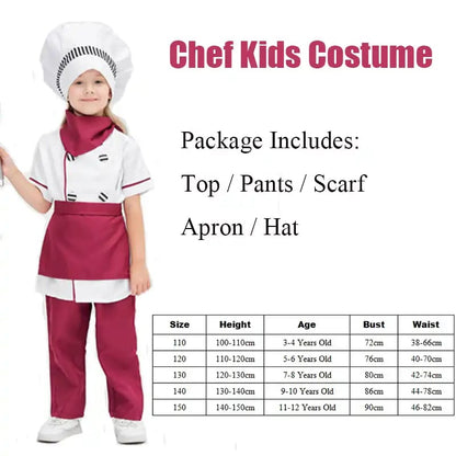 Kids chef costume career day