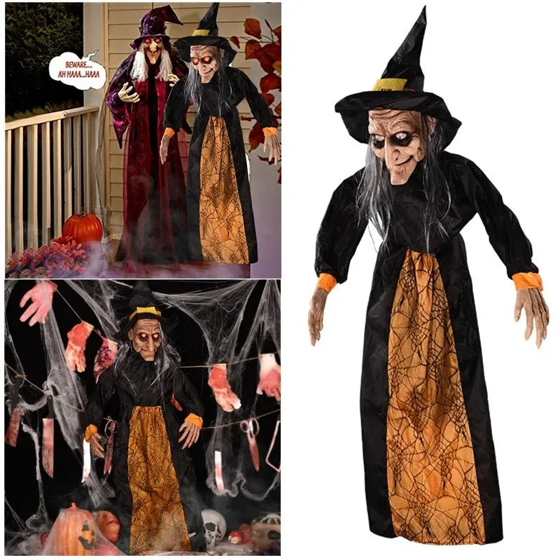 Halloween Voice Controlled Horror Electric Halloween Witch