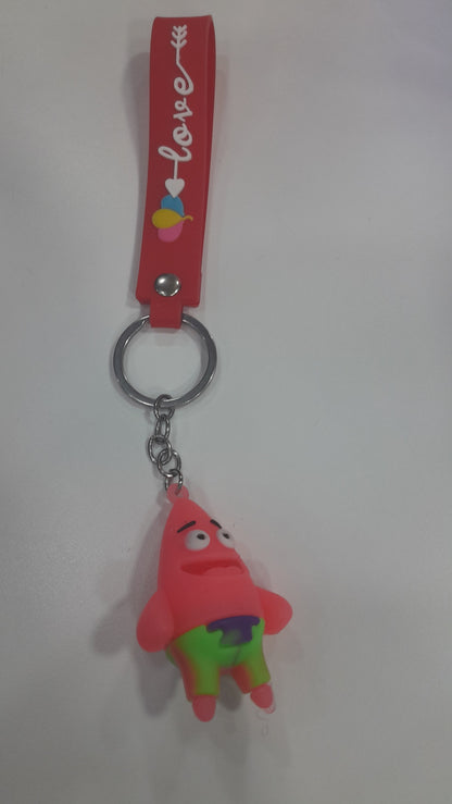 SpongeBob and Crew mini keychains