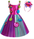 Candyland Dress Purple&Blue - Preppy Kids (Grand Bazaar)