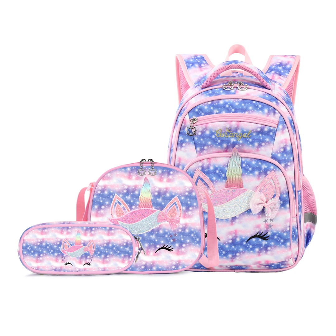 Galaxy Unicorn 3PC Backpack Set - Preppy Kids (Grand Bazaar)