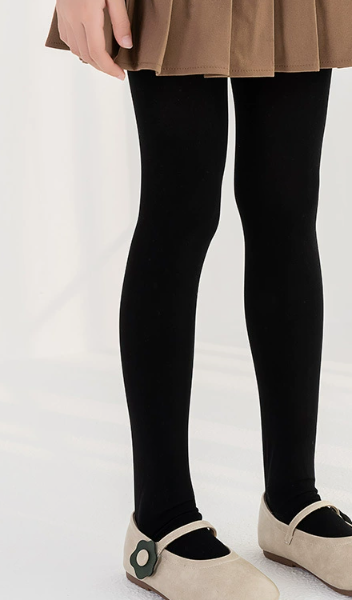 Girls Plain Black Stockings - Preppy Kids (Grand Bazaar)