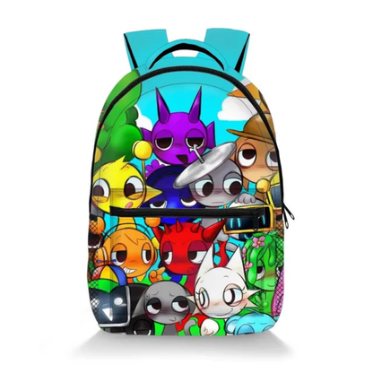 Sprunki Ultimate Edition set (3PC) (Front Zipper) No. 3 backpack set-backpack-Preppy Kids Trinidad-Preppy Kids Shop