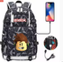 18 Inch Roblox Head Grey and Black USB Laptop Backpack - Preppy Kids (Grand Bazaar)