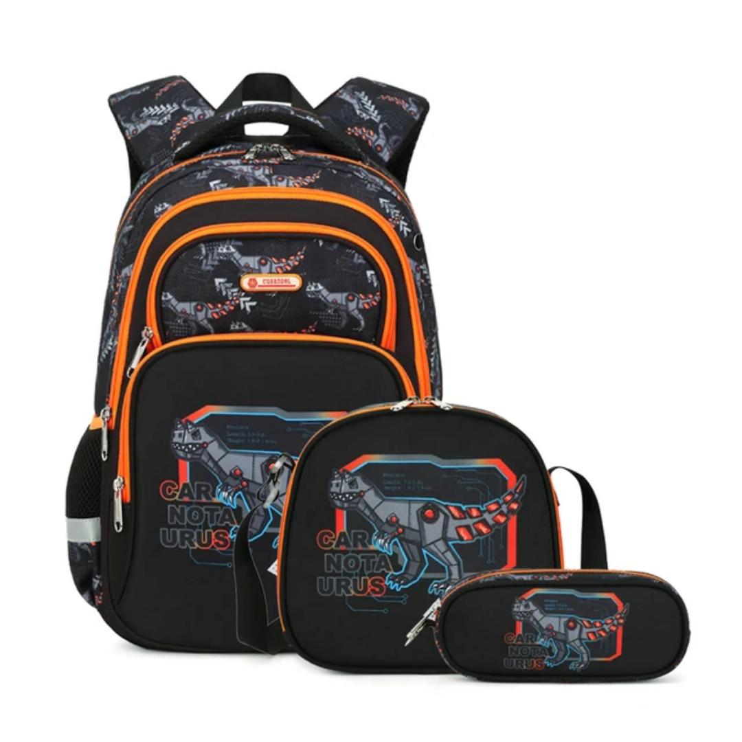 Robot Dinosaur 3PC Backpack Set - Preppy Kids (Grand Bazaar)