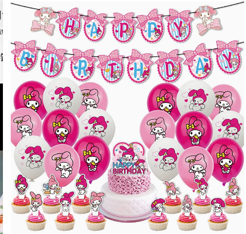 My Melody Sanrio Party Package Ver 2 - Preppy Kids (Grand Bazaar)
