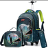 Football 3PC Trolley Backpack Set - Preppy Kids (Grand Bazaar)