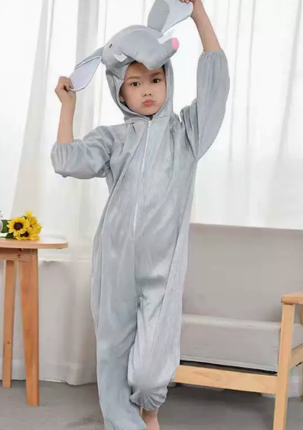 Elephant Kids Animal Zoo Costume Cosplay Outfit - Preppy Kids (Grand Bazaar)