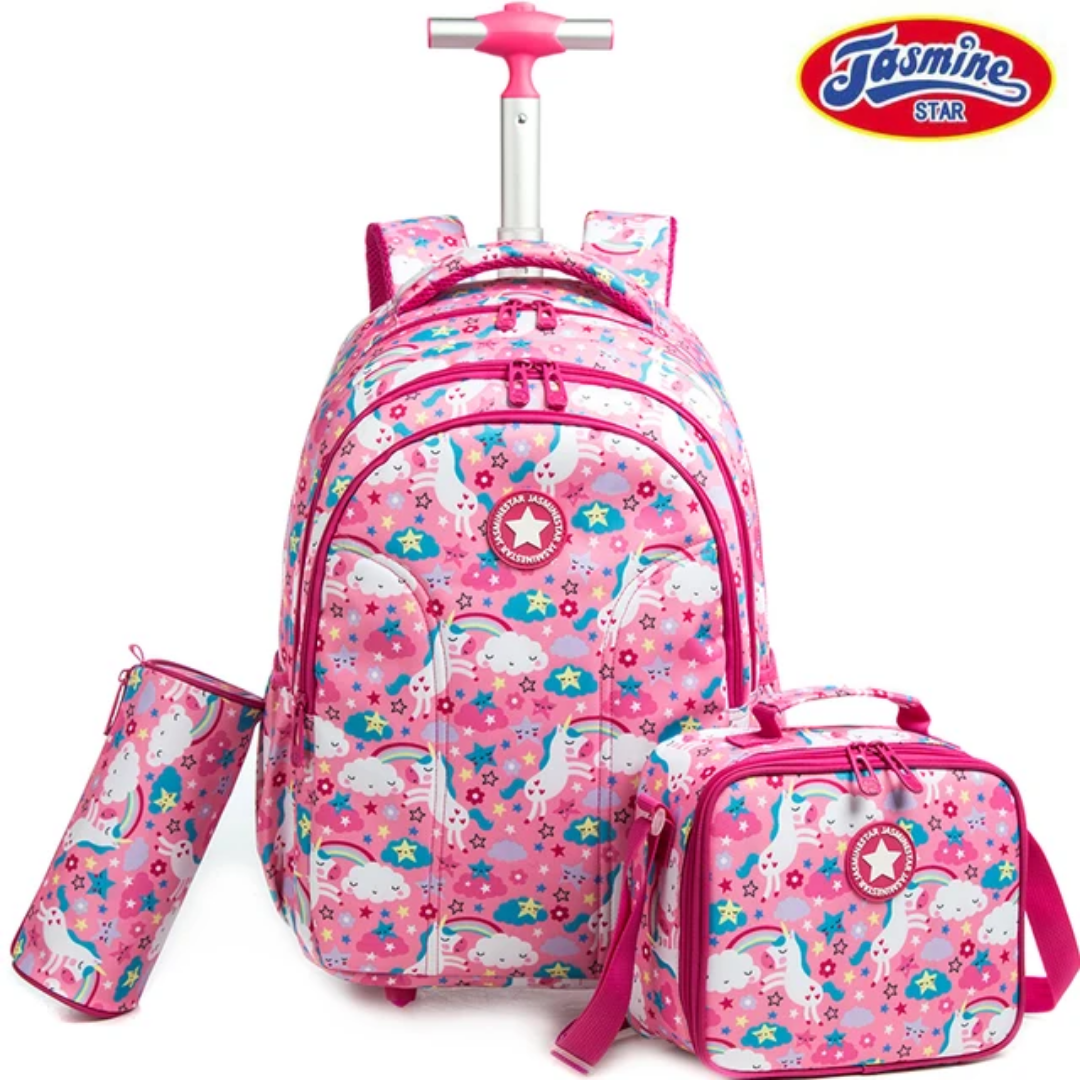 Unircorn Pink Sky 3PC Trolley Set - Preppy Kids (Grand Bazaar)