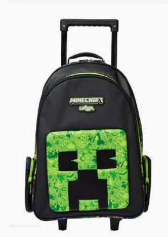 Minecraft Creeper Trolley Bag - Preppy Kids (Grand Bazaar)