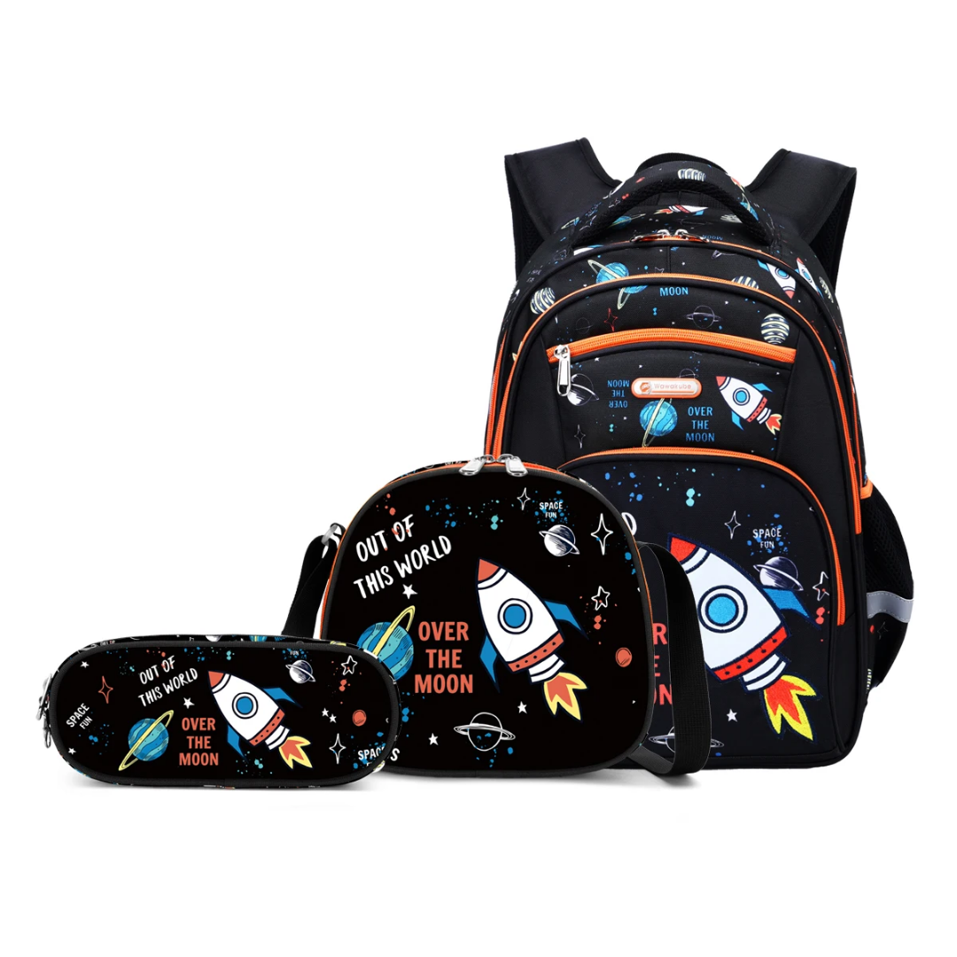 Over The Moon Space 3PC Backpack Set - Preppy Kids (Grand Bazaar)