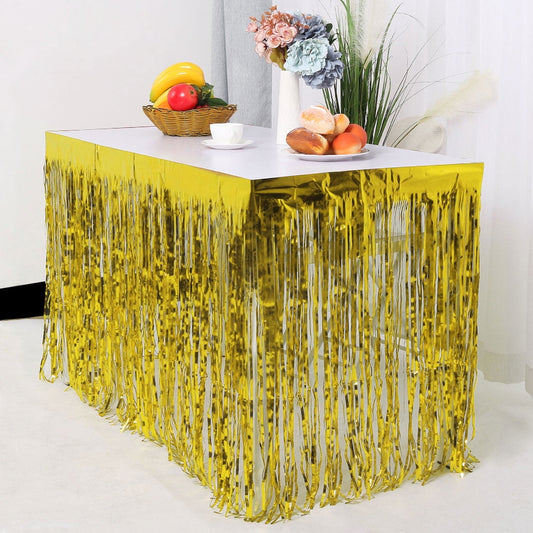 Table Skirt Gold 9ft width (108" x 30")