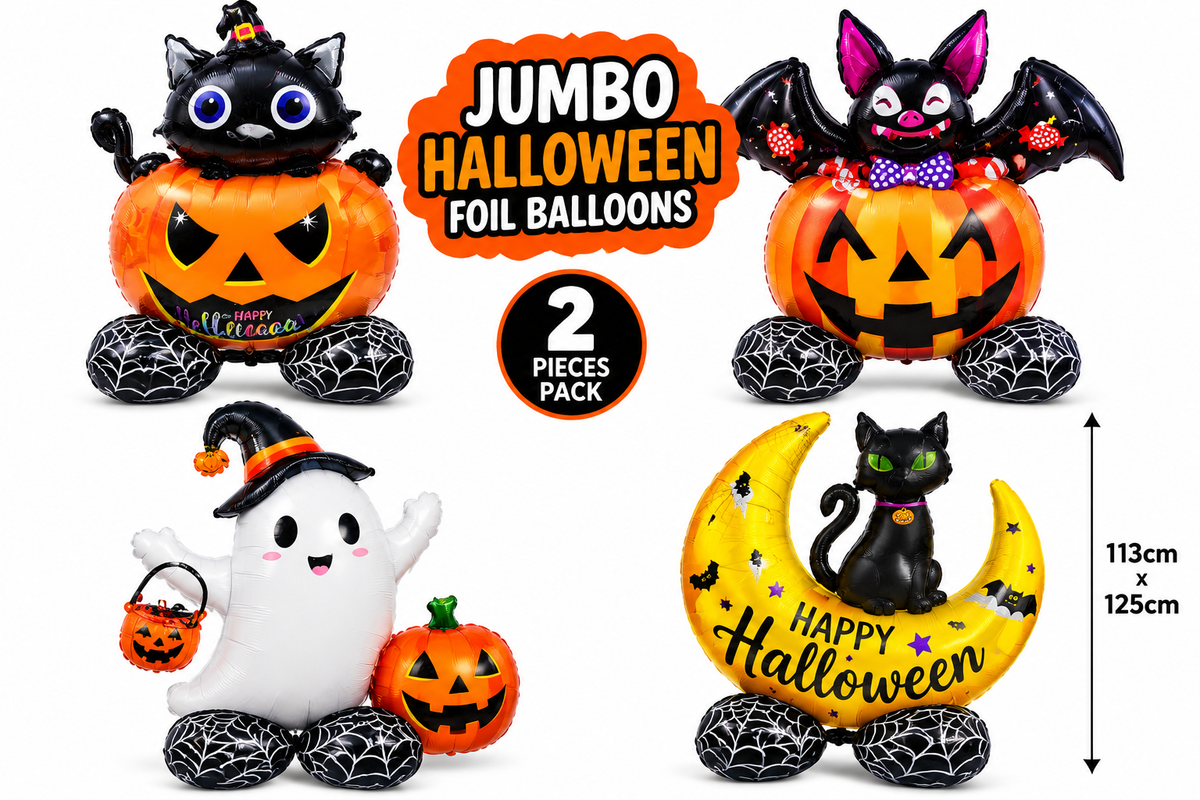 Jumbo Standing Halloween Foil Balloon