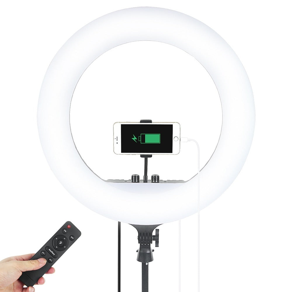 18 Inch Professional Photo Studio Portable Photography Ring Light LED Video Light with Tripod Stand for Makeup Youtube
