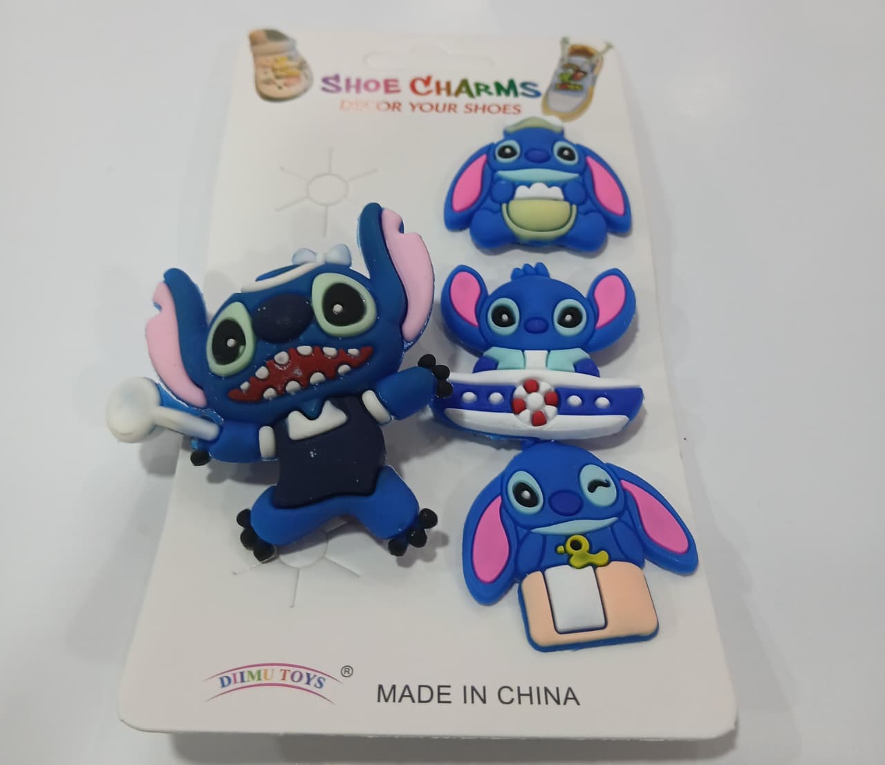Stitch Croc Charms Set (4pcs)