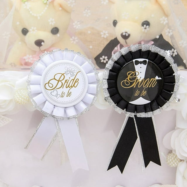 Bride Or Groom Badge