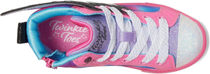 Skechers Twinkle Toes Sparks Ice-Flutter Glitz Light up Sneakers