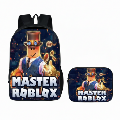 Master Roblox Ultimate Edition bag and lunch bag set (2PC) (2 compartment)