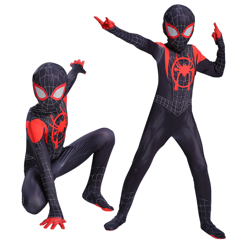 Spiderman Costume suit #3 (Black) Miles Morales – Preppy Kids (Grand ...