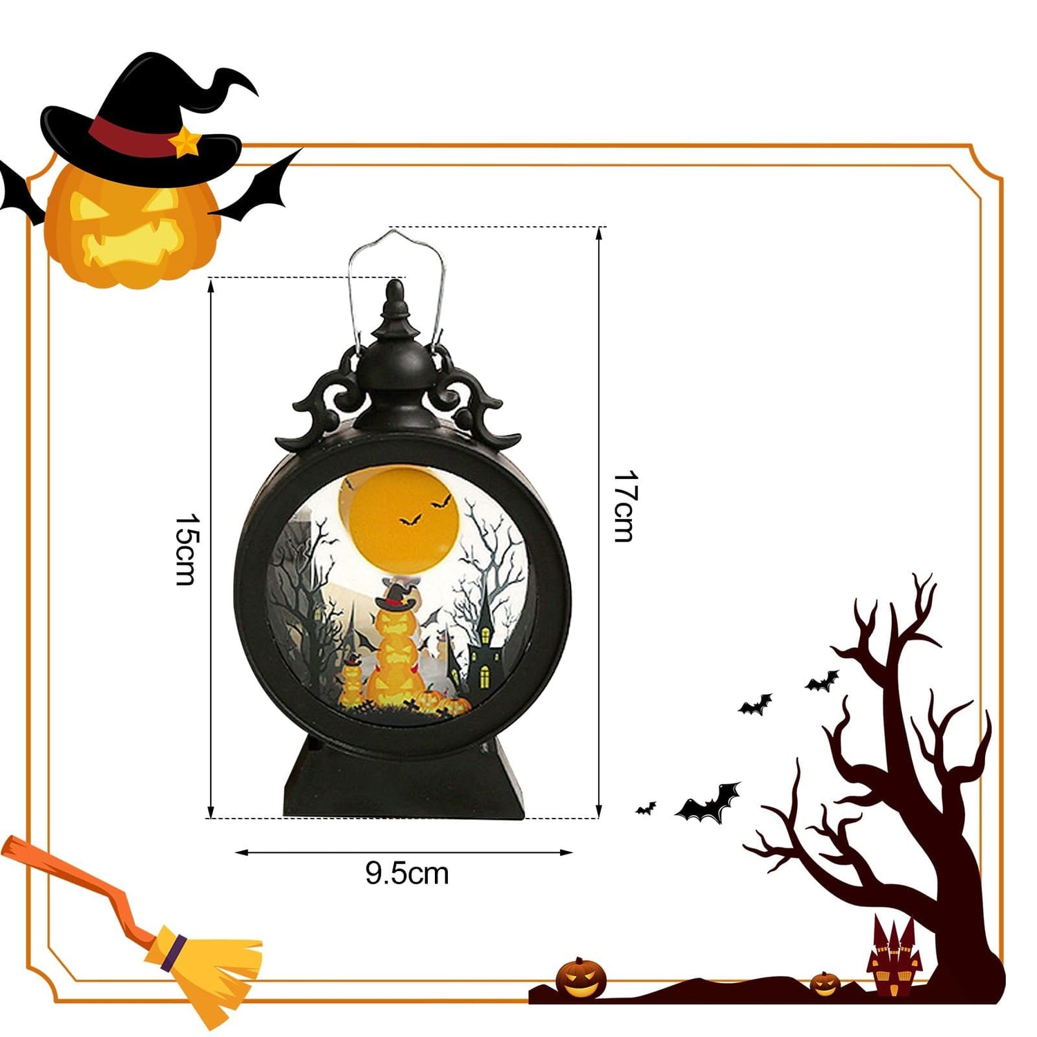 Halloween Circular Vintage Lamps