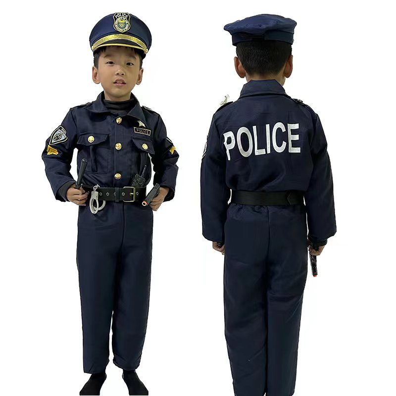 Policeman 2nd edition (No accessories) Career Day Costume (Ages 3 to 10 years old)