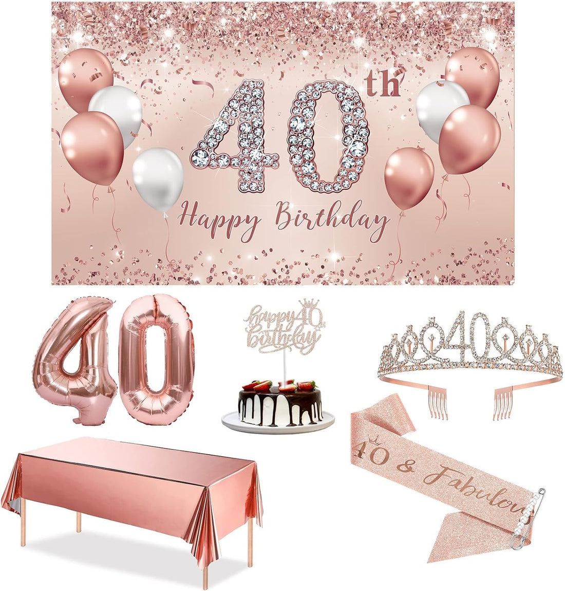 Backdrop &amp; 40th Birthday Party package