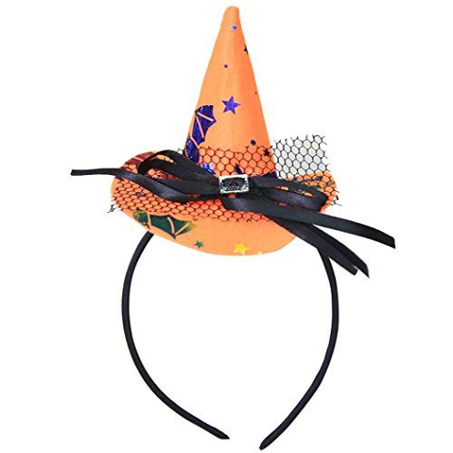 Halloween Witch Hair Band Orange