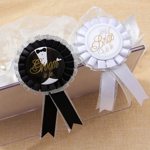 Bride Or Groom Badge