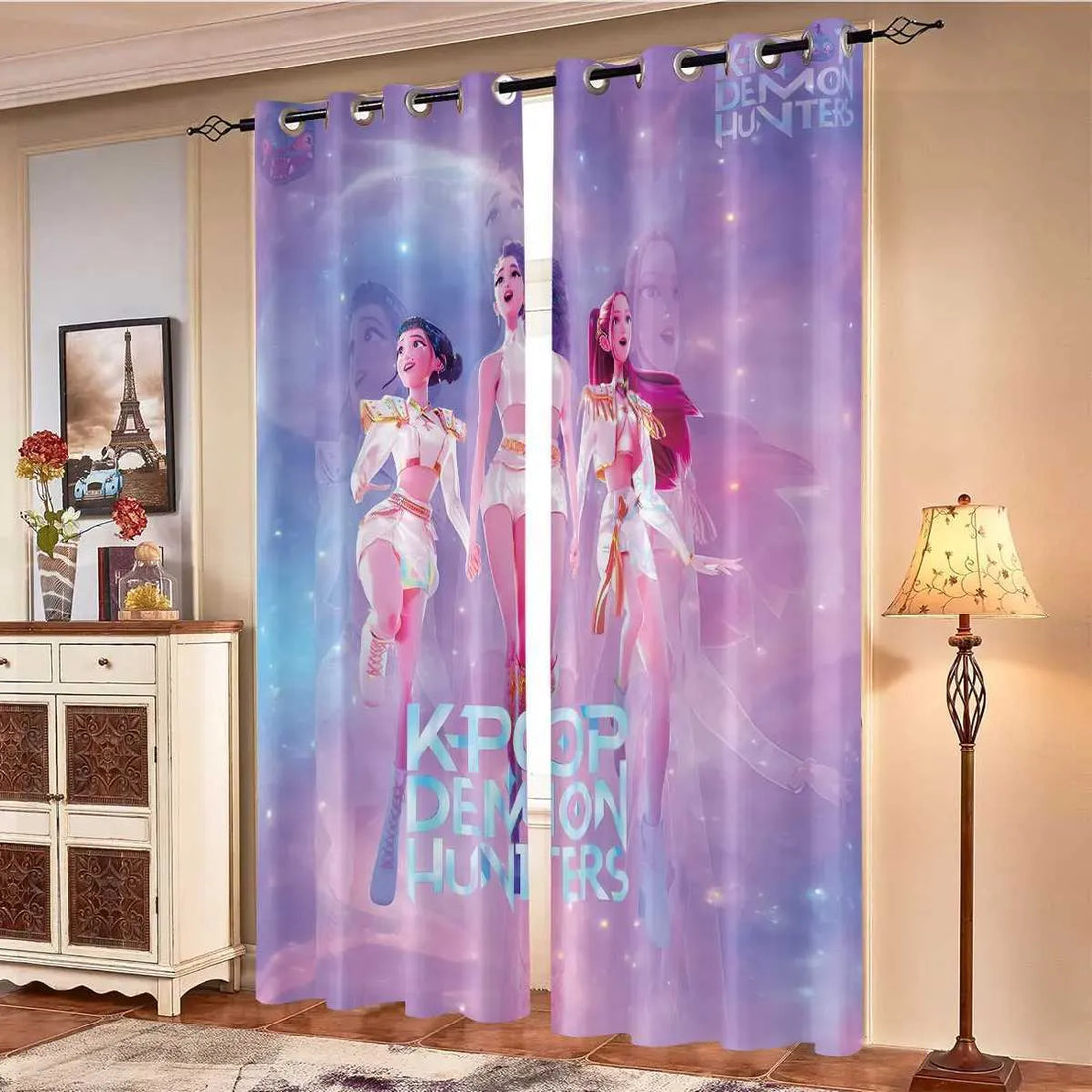 Kpop Golden Demon Hunter Blackout Curtains (2 panels)