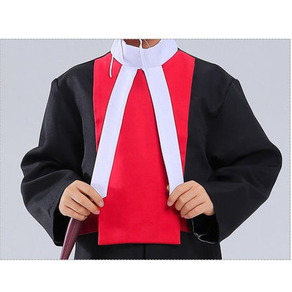 Judge Kids Costume Role Play Set Dress Up Clothes For 3-8 Years Judge Suit lawyer