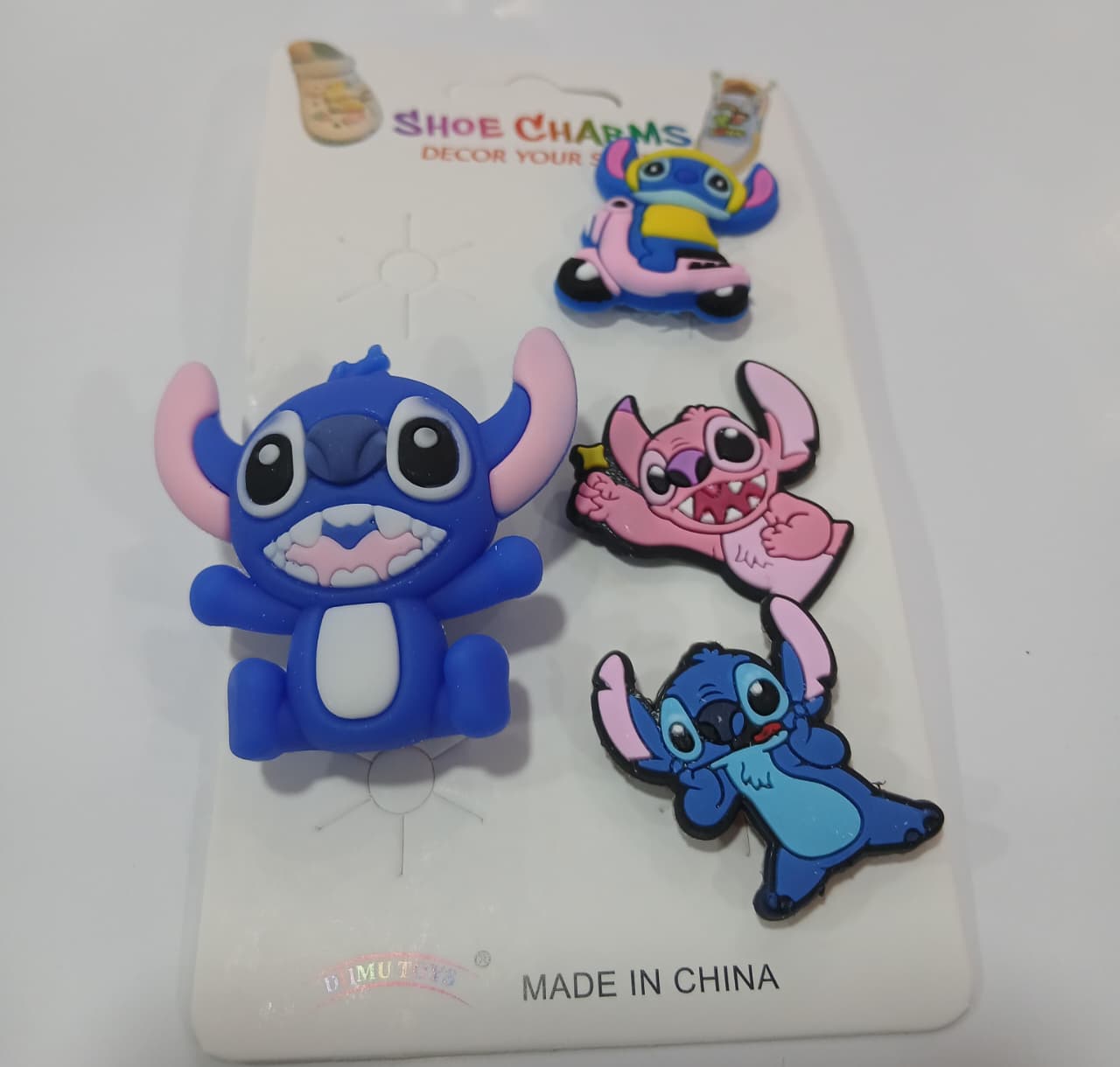 Stitch Croc Charms Set (4pcs)