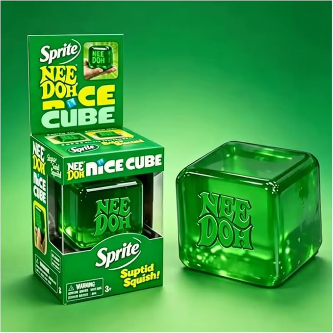 Schylling NeeDoh Nice Cube Sprite Squishy