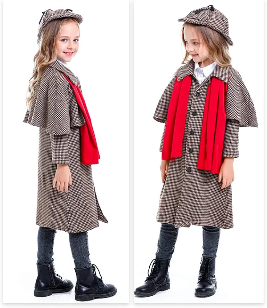Detective Sherlock Holmes Costume Career Day outfit