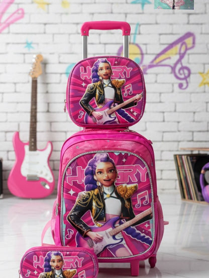 Kpop Demon Hunters Rumi Golden 3pc Trolley bag