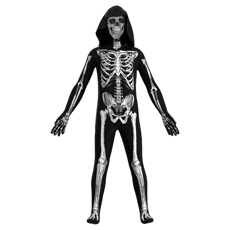 Scary Zombie Skeleton Skull Cosplay